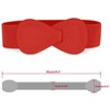 INSPIRE CHIC Women's Interlock 8-shaped Faux Leather Buckle Elastic Belt 1 Pc - 3 of 4