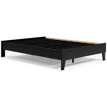 Full Finch Platform Bed Black - Signature Design by Ashley