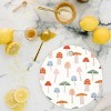 Little Arrow Design Co mushrooms on white Cutting Board - Round - image 2 of 3