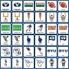 MasterPieces Officially Licensed NCAA BYU Cougars Matching Game for Kids and Families - 3 of 4