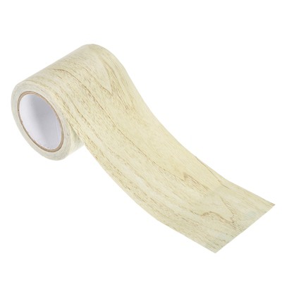 Unique Bargains Self-Adhesive Realistic Patch Wood Grain Repair Tape