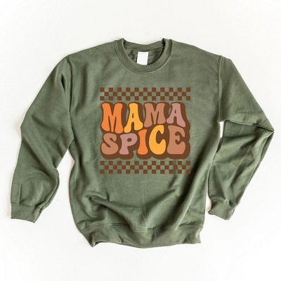 Simply Sage Market Women's Graphic Sweatshirt Mama Spice Checkered