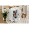 PAGED 20" Bathroom Vanity with Ceramic Sink,Bathroom Sink Cabinet with Adjustable Shelf and Door-Mounted Storage Rack for Bathroom - 2 of 4