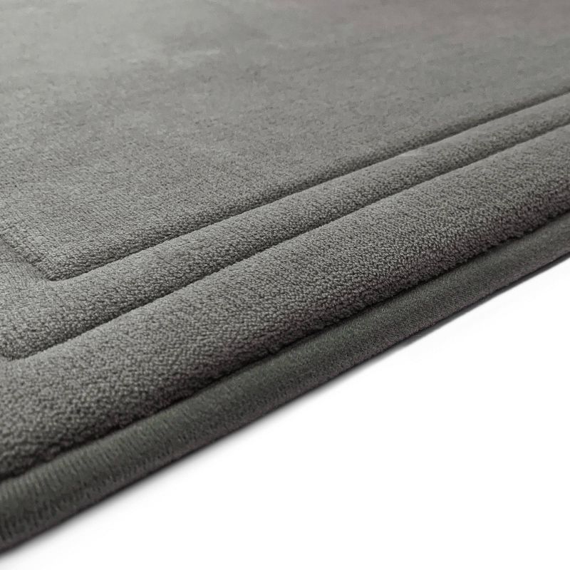 MICRODRY Quick Drying Framed Memory Foam Bath Mat/Runner with Skid Resistant Base, 3 of 4