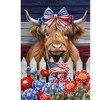 Briarwood Lane Summer House Flag 40x28 For Outdoor Patriotic Highland Cow For Summer House Flag - 3 of 3
