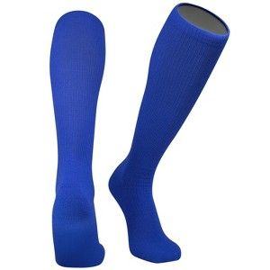 Mk Socks All Sport Knee High Long Baseball Football Tube Socks, Royal Blue - 1 of 1