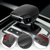 Unique Bargains Car Gear Shift Knob Cover Sticker ABS Carbon Fiber Pattern for Audi A5 - 4 of 4