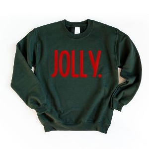 Simply Sage Market Women's Graphic Sweatshirt Jolly Bold Puff Print - 1 of 4