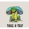 Natural World Take A Trip Mushrooms Long Sleeve Adult Hooded Sweatshirt - 2 of 2