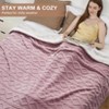 Heated Throw Blanket - Thick Soft Washable Electric Blanket with 10 Heat Settings, Washable Fast Heating Blanket Throw,  Sofa and Bed - 2 of 4