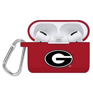 NCAA Georgia Bulldogs Apple AirPods Pro Compatible Silicone Battery Case Cover - Red - 1 of 2