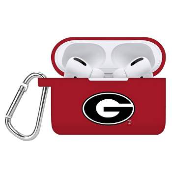 NCAA Georgia Bulldogs Apple AirPods Pro Compatible Silicone Battery Case Cover - Red
