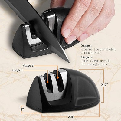 NutriChef 7 Piece Stainless Steel Assorted Knife Set