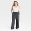 Women's French Terry Fleece Wide Leg Lounge Pants - Wild Fable™ - 3 of 3