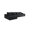 135" Cloud Plush Corduroy L-Shaped Sectional Sofa with Left Chaise - 4 of 4