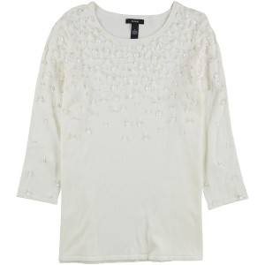Alfani Womens Embellished Pullover Sweater - 1 of 1