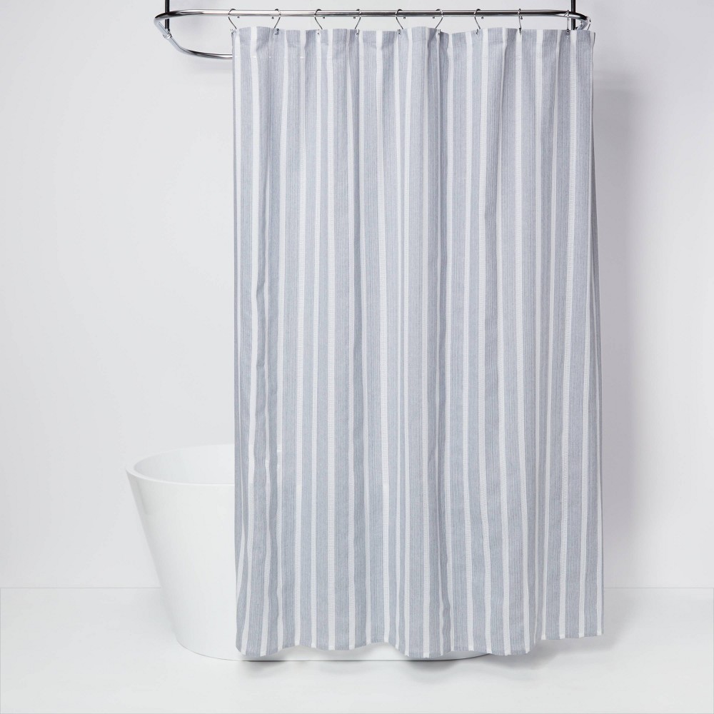 Dyed Shower Curtain Blue - Threshold size 72 in x 72 in