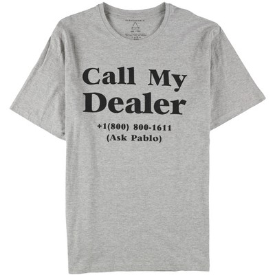 Elevenparis Mens Call My Dealer Graphic T-Shirt