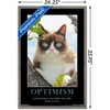 Trends International Grumpy Cat - The Brighter Side Framed Wall Poster Prints - 3 of 4