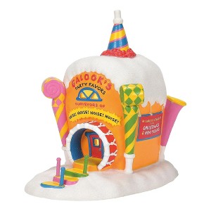 Department 56 Dept 56 Dr Suess The Grinch Lighted Who-Ville Galook's Party Favors Lighted Christmas Building #6001206 - 1 of 1