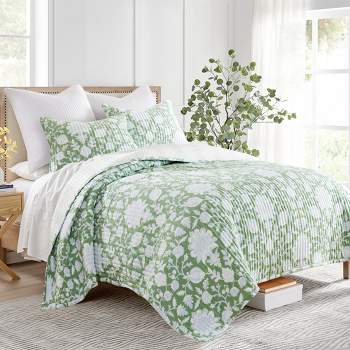 Green Natalie Comforter Set (full/queen) - Laura Ashley : Target