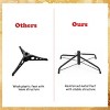 Resenkos 9ft Slim Pencil Christmas Tree - Space-Saving Design for Small Corners, 1500 Realistic PVC Branches - 2 of 4
