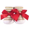 Hudson Baby Infant Girls Socks Boxed Giftset, Red Gold, One Size - 3 of 4