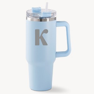 Personalization Mall Engraved Initial 40 oz Stainless Steel Tumbler - 1 of 1
