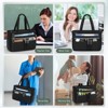Teacher Tote Bag for Women 15 Inch Laptop Briefcase with Clutch Bag, Nurse Bags Professional Work Handbag - 2 of 4