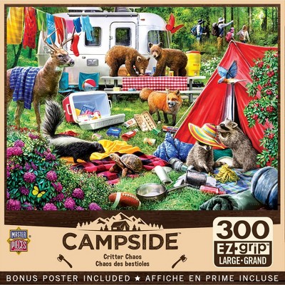 MasterPieces 300 Piece EZ Grip Jigsaw Puzzle - Critter Chaos - 18"x24"