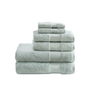 Gracie Mills Thalia 6-Piece 600gsm Turkish Cotton Bath Towel Set - 1 of 4
