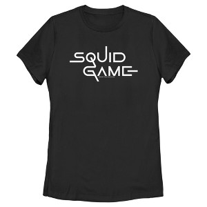 Women's Squid Game Logo Black T-Shirt - 1 of 4