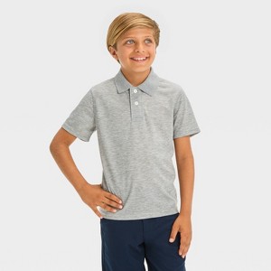 Boys' Short Sleeve Performance Uniform Polo Shirt - Cat & Jack™ - 1 of 3