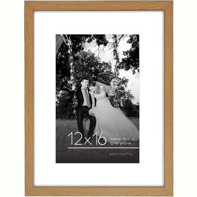 Americanflat Picture Frame with shatter-resistant glass - Available in a variety of sizes and styles