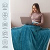 Tirrinia 50" x 60" Fleece Throw Blanket, Reversible Fuzzy Micro Plush All Season Fleece TV Blanket for Bed or Couch - image 4 of 4