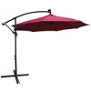 PAGED 10FT Offset Patio Umbrella Modern Market Umbrella with 8 Steel Ribs, Crank and Cross Base for Garden and Poolside - 4 of 4