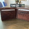 Officially Licensed "US NAVY" Medallion Genuine Leather Classic Handmade Wallet - Bifold Brown - image 3 of 3