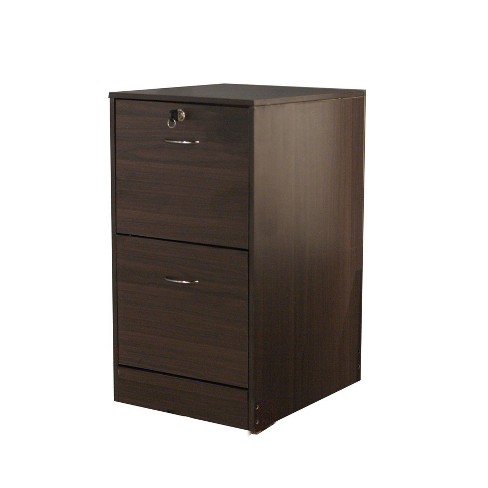 Wilson 2 Drawer Filing Cabinet Espresso - Buylateral : Target