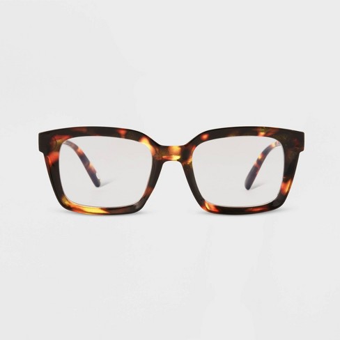 Women's Fashion Flat Glasses Personality Square Thick Frame