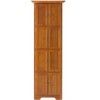 4-Tier 72" Corner Kitchen Pantry Storage Cabinet with 8 Doors Tall Storage Cabinet, Corner Cabinet and Adjustable Shelves, Home bookshelf Cabinet, Oak - 3 of 4