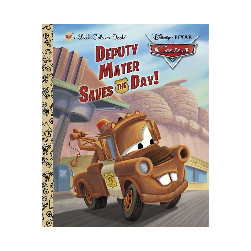 Deputy Mater Saves the Day! - (Little Golden Book) by  Frank Berrios (Hardcover), 1 of 2