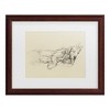 Trademark Fine Art -Ethan Harper 'Dog Days Iii' Matted Framed Art - Brown - 18.75''x22.75'' - image 2 of 3