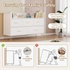 Dresser for Bedroom with 5 Drawers, 47 in Wide Chest of Drawers with Charging Station - 4 of 4