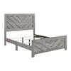 Queen Size Wooden Platform Bed with Headboard for Bedroom - 4 of 4