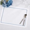 Saro Lifestyle Embroidered Line Design Placemat (Set of 4) - 4 of 4
