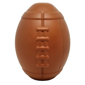 Football eDispenser Durable Rubber Chew Toy and Treat Dispenser - 1 of 4