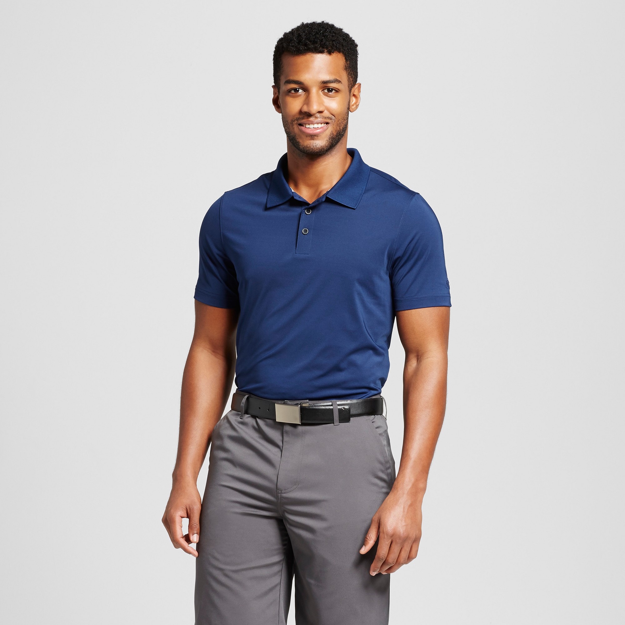 Men's Golf Polo Shirt - C9 Champion Dark Blue M, Size: Medium, by