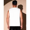 INSPIRE CHIC Men's Patchwork Sleeveless Party Night Out Sparkle Sequin Tank Top - 3 of 4