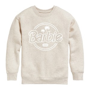 Boys' - Barbie - Retro Logo 1959 Graphic Long Sleeve Fleece Sweatshirt - 1 of 4