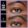 Maybelline Express Brow Ultra Slim Eyebrow Makeup, Brow Pencil (DEEP BROWN) with Precision Tip and Spoolie for Defined Eyebrows - 2 of 4